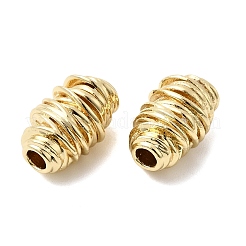 Vortex Spiral Brass Beads&nbsp;KK-Z137-18G