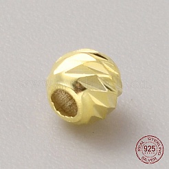 Sterling Silver Bead&nbsp;STER-WH0019-08B-G