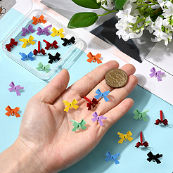 42Pcs 7 Colors Alloy Stud Earring Findings&nbsp;FIND-BBC0005-25