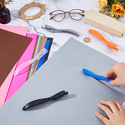 5Pcs 5 Colors Plastic Safety Wrapping Paper Cutter Knife&nbsp;TOOL-DC0001-30