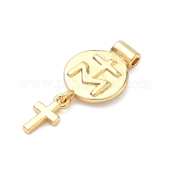 Religion Brass Pendants&nbsp;KK-H539-18G-06