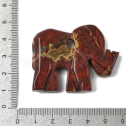 Natural Brecciated Jasper & Mahogany Obsidian & Lemon Jade & Red Jasper Big Pendants&nbsp;G-Z109-01B