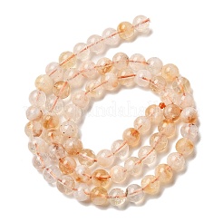 Heated Natural Citrine Beads Strands&nbsp;G-S362-105B