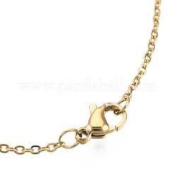 201 Stainless Steel Pendant Necklaces&nbsp;NJEW-T009-JN093-2-40