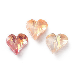 Electroplate K9 Glass Rhinestone Cabochons&nbsp;RGLA-M016-E02-AM
