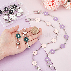 5Pcs 5 Colors Alloy Enamel Phone Phone Hand Strap Chains&nbsp;AJEW-PH0006-53
