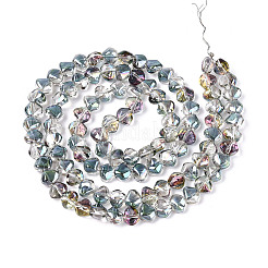 Electroplate Transparent Glass Beads Strands&nbsp;EGLA-N017-05A-A05