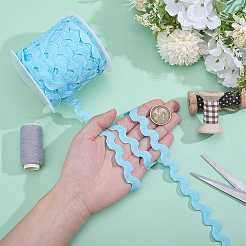 1 Roll Polyester Wave Bending Fringe Trim&nbsp;OCOR-ME0001-97A
