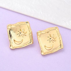 304 Stainless Steel Stud Earrings&nbsp;EJEW-D309-01G