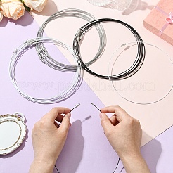30Pcs 3 Colors Stainless Steel Wire Necklace Cord DIY Jewelry Making&nbsp;TWIR-YW0001-04