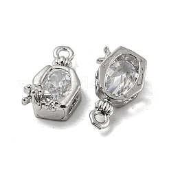 Brass Pendant with Clear Glass&nbsp;KK-H460-14P