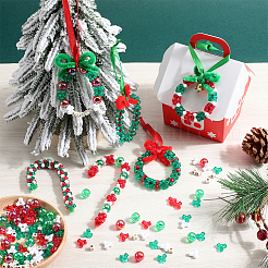 Acrylic with Plastic Christmas Candy Beading Set&nbsp;DIY-SC0026-81C