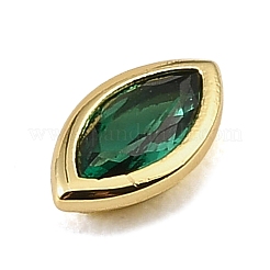 Brass Pave Cubic Zirconia Cabochons&nbsp;CU-CBA30E8-02G-03