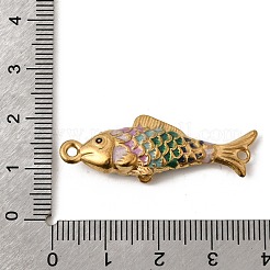 304 Stainless Steel Enamel Fish Connector Charms&nbsp;STAS-B128-55G-05