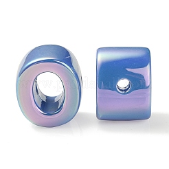 UV Plating Rainbow Iridescent Acrylic Beads&nbsp;OACR-C012-01C