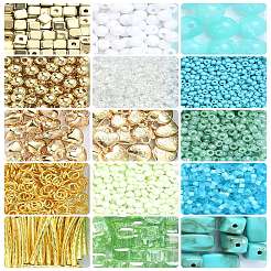DIY Bohemian Stacked Beads Bracelet Making Findings Kits&nbsp;DIY-YW0011-36
