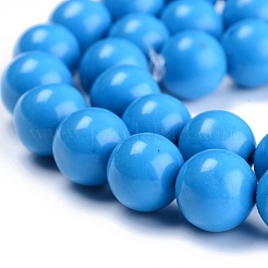 Dyed Natural Mashan Jade Beads Strands&nbsp;DJDA-E266-14mm-02
