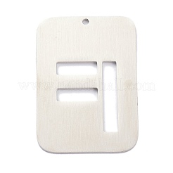 Non-Tarnish 304 Stainless Steel Pendants&nbsp;STAS-K216-49F-P