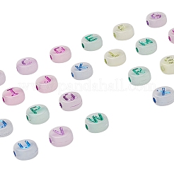 200Pcs Luminous Acrylic Beads&nbsp;MACR-YW0001-39
