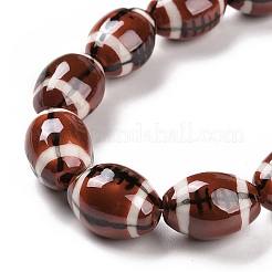 Handmade Porcelain Beads Strands&nbsp;PORC-E019-03H