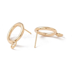 304 Stainless Steel Stud Earring Findings&nbsp;X-STAS-P308-02B-G