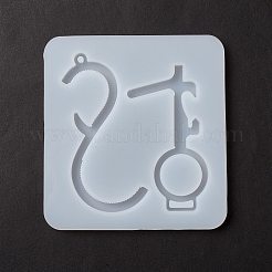 Key Shape DIY Pendant Silicone Molds&nbsp;DIY-F114-16