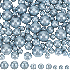 150Pcs 3 Styles  ABS Plastic Imitation Pearl Round Beads&nbsp;KY-SP0001-63C