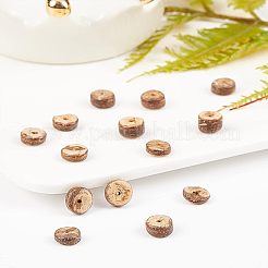 Natural Coconut Shell Rondelle Bead Strands&nbsp;COCB-OC0001-001B