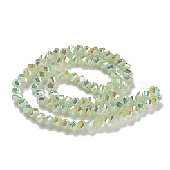 Electroplate Glass Beads Strands&nbsp;GLAA-Q105-04O
