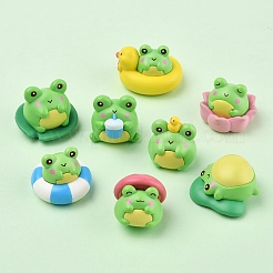 1Set Resin Frog Display Decoration&nbsp;AJEW-FS0001-24