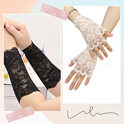 Nylon Flower Lace Ribbon&nbsp;OCOR-WH20013-010A