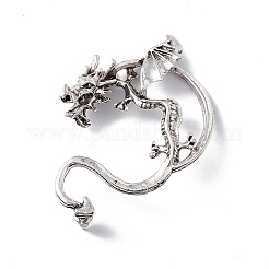 Alloy Dragon Stud Earrings&nbsp;EJEW-C046-03AS