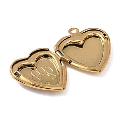 304 Stainless Steel Locket Pendants&nbsp;STAS-K329-01B-G