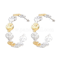 304 Stainless Steel Stud Earrings for Women&nbsp;SA-CBA45D5-29GP