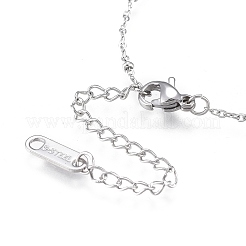 304 Stainless Steel Pendant Necklaces&nbsp;NJEW-K120-01