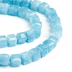 Natural White Jade Imitation Amazonite Beads Strands&nbsp;G-E560-A03-A