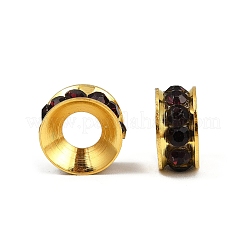 Brass Rhinestone Spacer Beads&nbsp;RB-A020-9mm-11G