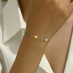 Shell Flower Link Chain Bracelets&nbsp;SJ0014