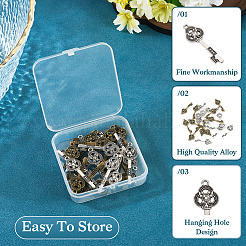 20Pcs 2 Colors Tibetan Style Alloy Pendants&nbsp;FIND-TA0008-93