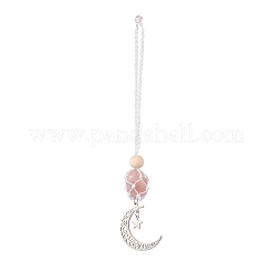 Moon 201 Stainless Steel Pendant Decorations&nbsp;HJEW-JM00958-02