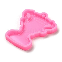 Graduation Season Theme Silicone Keychain Pendant Molds&nbsp;LS-AJEW-M221-04B
