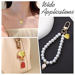 8Pcs 8 Styles Brass Locket Pendants&nbsp;KK-CJ0003-60