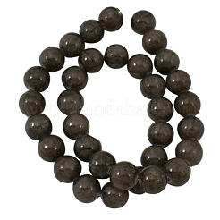Natural Yellow Jade Beads Strands&nbsp;X-JBR10mm-23