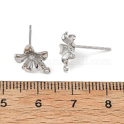 SHEGRACE Brass Micro Pave Cubic Zirconia Earring Stud Earring Findings&nbsp;XGRQ6M521-909P