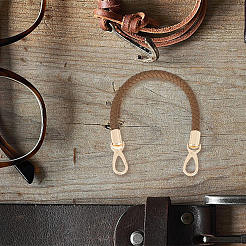 CutHollow 2Pcs Braided Round PU Leather Bag Straps Bag Handles&nbsp;FIND-CL0001-02A