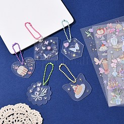 DIY Acrylic Keychain Making Kits&nbsp;DIY-YW0012-35