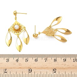 Electroplated Brass Chandelier Earrings&nbsp;EJEW-Z129-17G