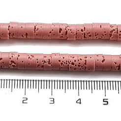 Natural Lava Rock Dyed Beads Strands&nbsp;G-K375-G09-01