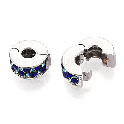 Alloy Rhinestone European Beads&nbsp;FIND-N009-06P