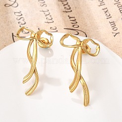 304 Stainless Steel Stud Earrings&nbsp;LS-EJEW-I318-02G-01